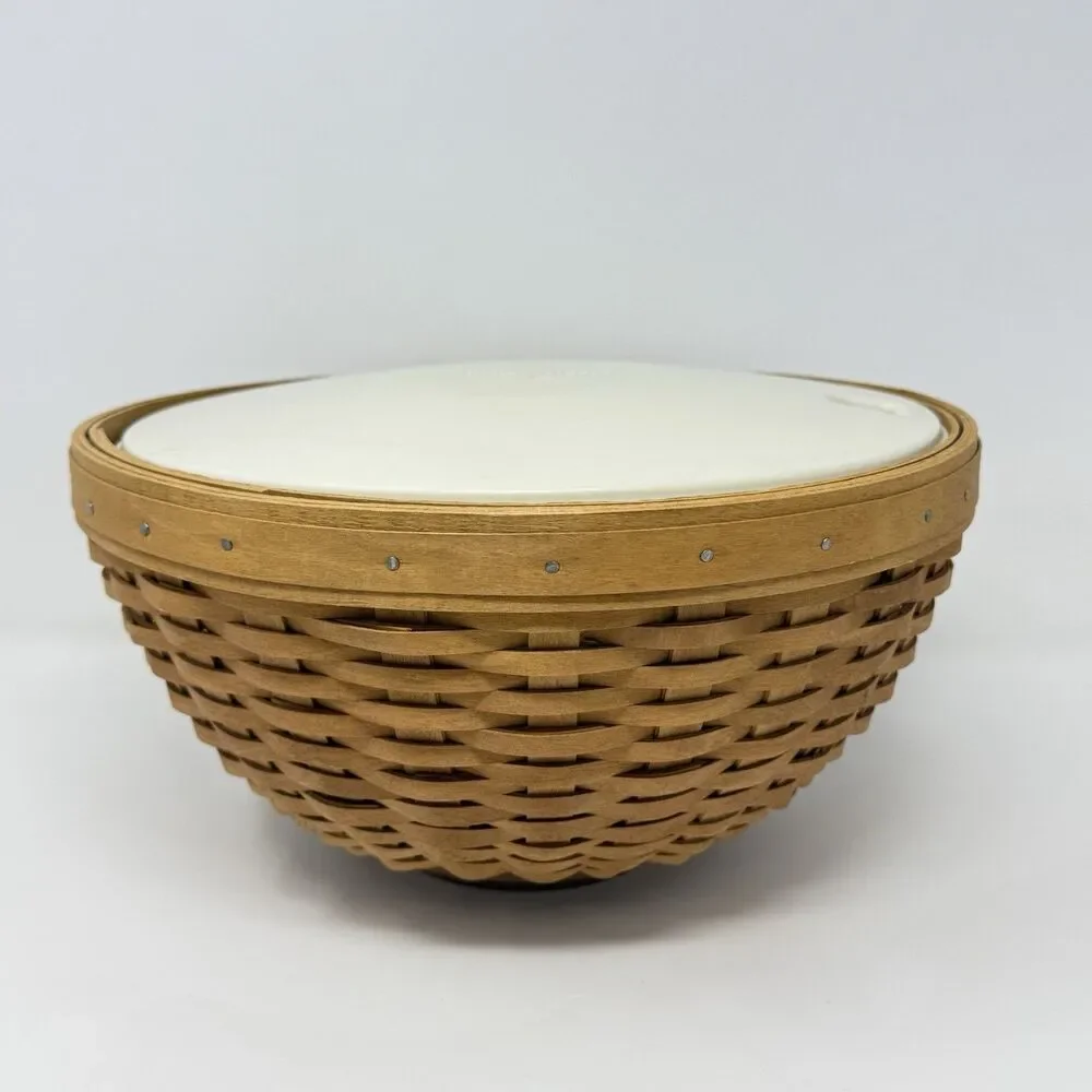 Longaberger Hostess Woven Bowl Basket 11 Inch Serving Solutions